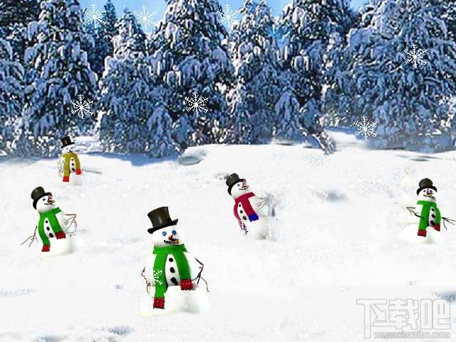 3D Dancing Snowmen,3D Dancing Snowmen3D动画屏幕保护软件下载,3D Dancing Snowmen官方下载