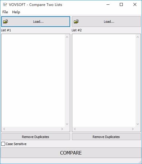 Compare Two Lists下载,文件比较工具,文件比较